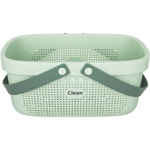 Plastic Shower Caddy Basket with Handle Bathroom Dorm Kitchen Storage Bin - Picture 6 of 7